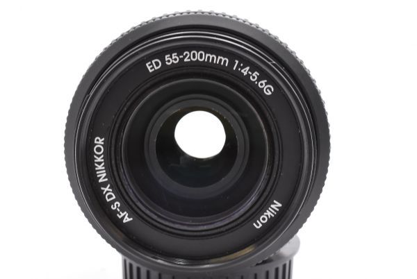 Nikon ニコン AF-S DX NIKKOR 55-200mm F/4-5.6 G ED オートフォーカス レンズ (t2067)_画像4