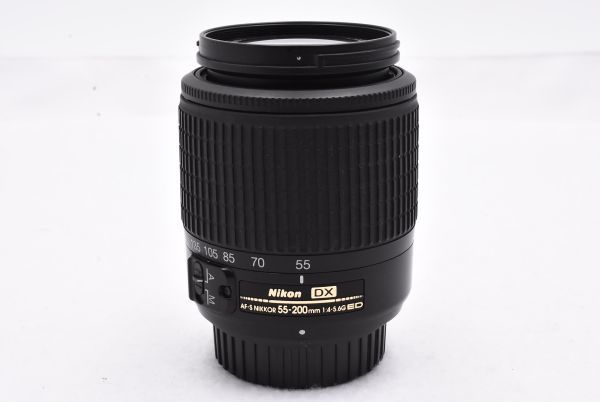 Nikon ニコン AF-S DX NIKKOR 55-200mm F/4-5.6 G ED オートフォーカス レンズ (t2067)_画像7