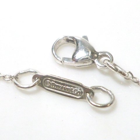 J◇SV925 TIFFANY リターントゥティファニー ハートロック ペンダント シルバー 箱付 ハートタグ ネックレストップ チェーン SILVER_画像7