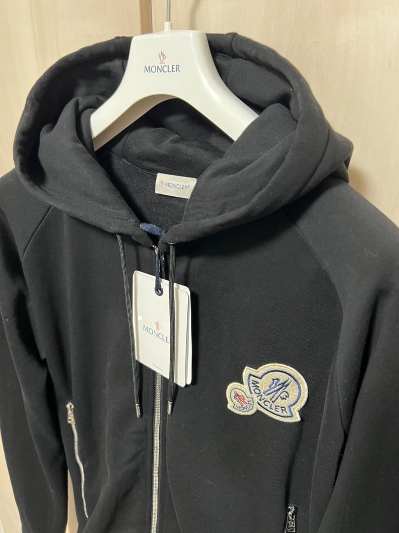 定価10万円 新品未使用 本物保証 MONCLER ダブルワッペン ジップ