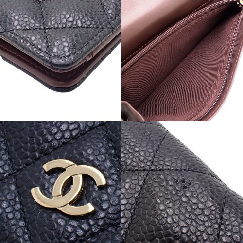シャネル マトラッセ ココマーク 長財布 2つ折り財布 二つ折り