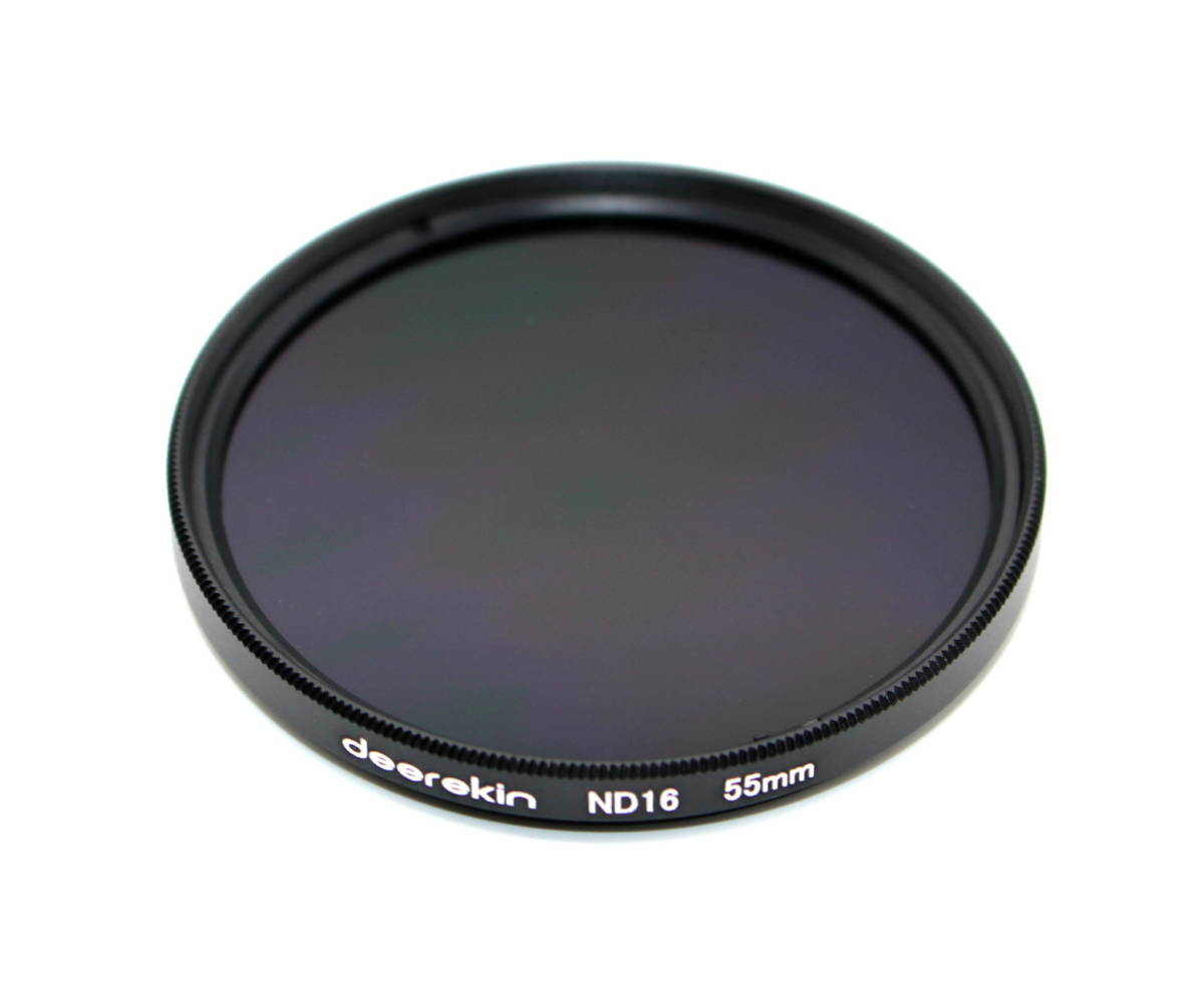 deerekin 薄枠 55mm ND16 NDフィルター 減光フィルター 広角レンズ対応 高品質 簡易ケース付き 新品・未使用品_画像2