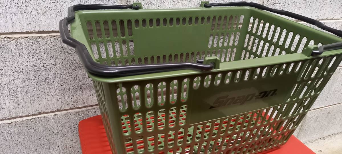 * new goods Snap-on Snap-on shopping basket shopping basket military green *