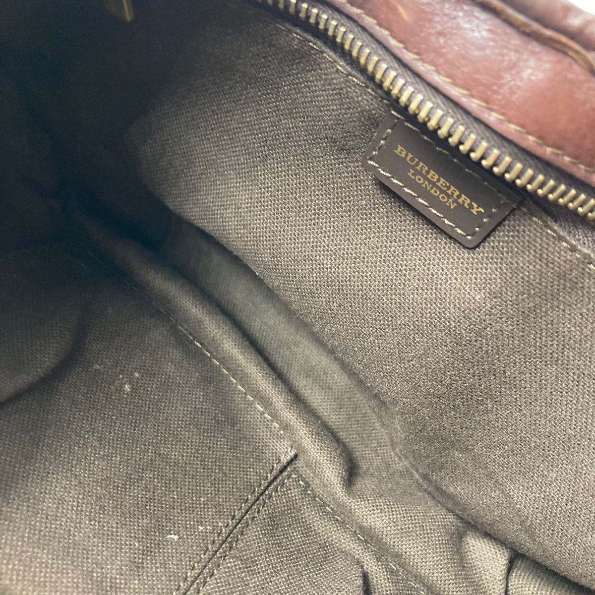 1円 BURBERRY 4点セット まとめ ノバチェック シャドホース 2way ハンドバッグ ショルダーバッグ バーバリー ワンショルダー トート レザー_画像5