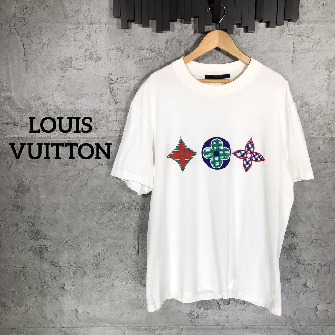 『LOUIS VUITTON』ルイヴィトン (M) 家紋 Tシャツ