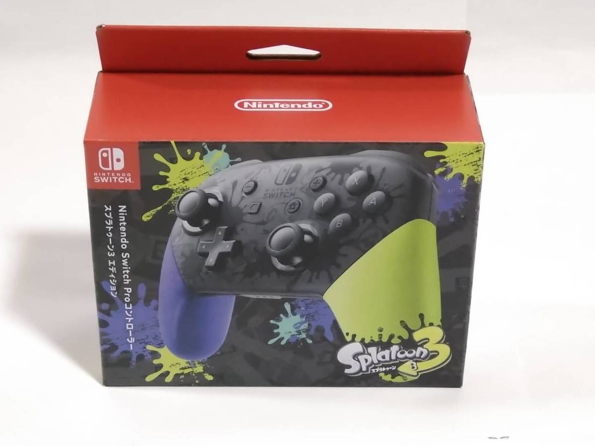 新品未開封品 Nintendo Switch Pro コントローラー スプラトゥーン3 エディション プロコン 任天堂 スプラ3 ニンテンドー スイッチ