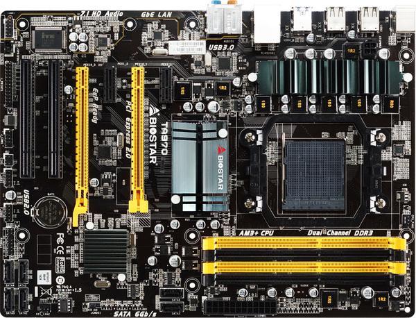 BIOSTAR TA970 マザーボード AMD 970 Socket AM3+ ATX