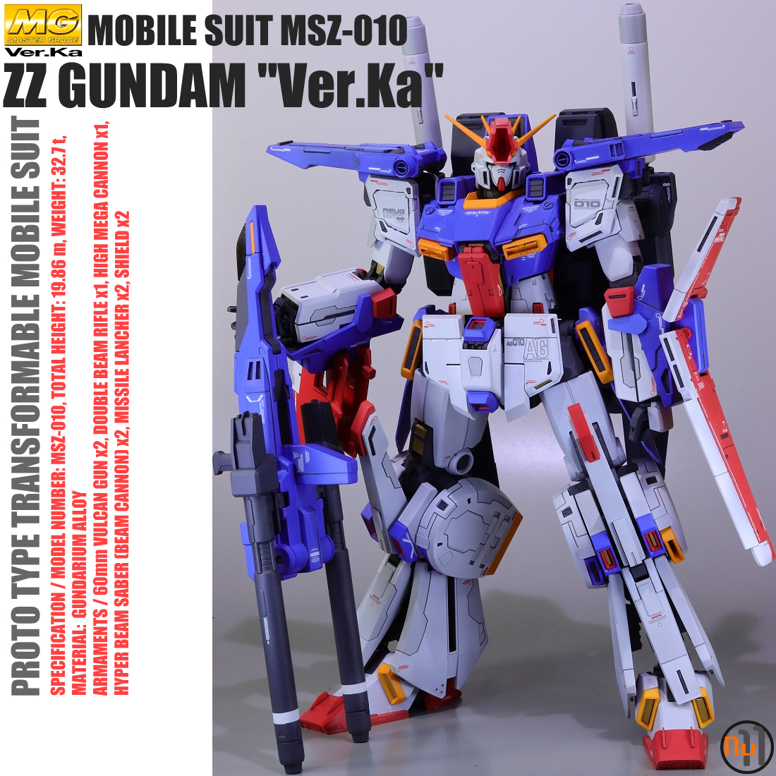 Yahoo!オークション - MG 1/100 ZZガンダム Ver.Ka 改修塗装済み Yahoo!オークション - MG 1/100 ZZガンダム Ver.Ka 改修塗装済み