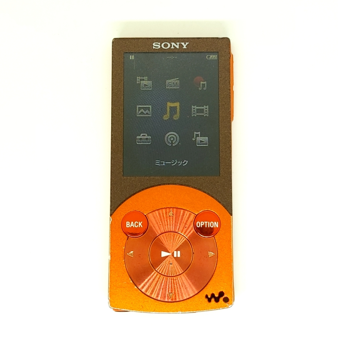 送料無料 動作品★SONY ウォークマン NW-S644 8GB オレンジ ソニー デジタルMP3オーディオプレーヤー WALKMAN