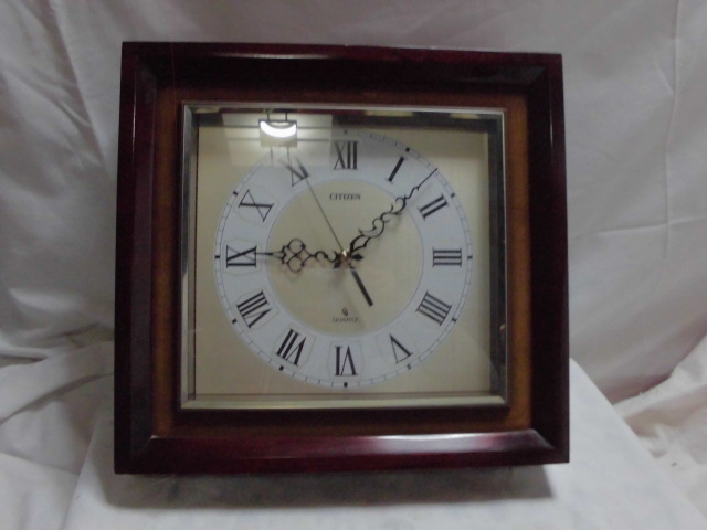 CITIZEN シチズン時計 木枠製 MADE IN JAPAN 動作品-