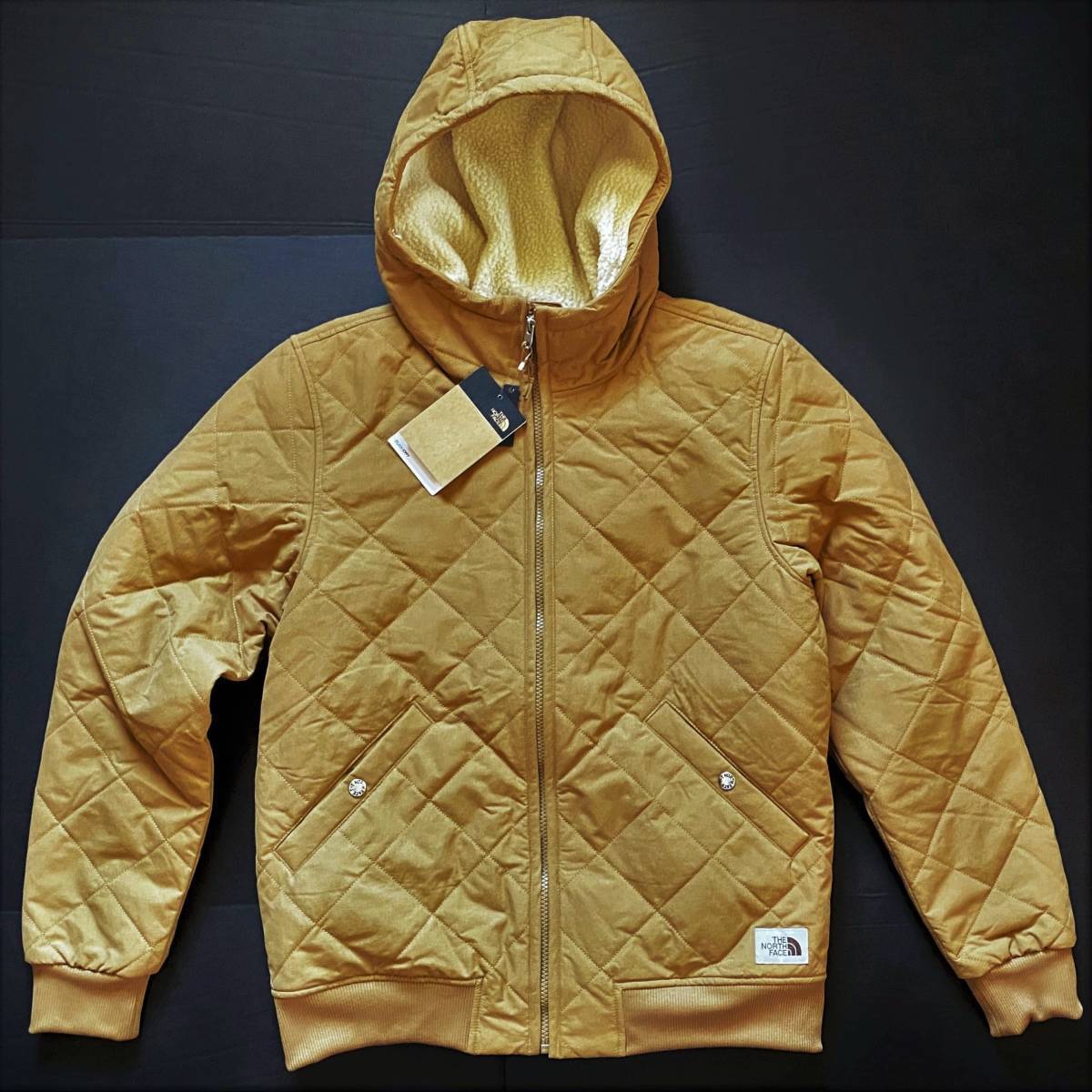 新品THE NORTH FACEノースフェイス キルティングジャケット カーキ (XL