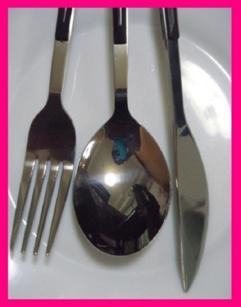 [ postage included :kchi paul (pole) manner Fork :5ps.@:21cm]* stylish pretty * dinner set : Northern Europe manner : cutlery :No1( spoon, knife also equipped )