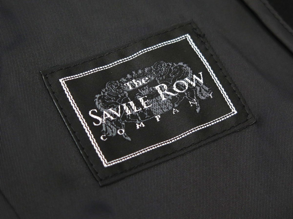 1086○Savile Row サビルロウ○新品 【COLOMBO】 プレミアムスタンダード カシミヤ100% ステンカラーコート ブラック/L  定価64900円