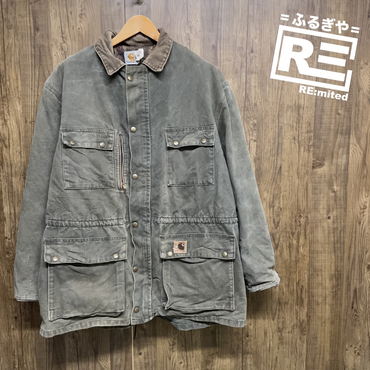 最も完璧な CARHARTT カーハート ダックジャケット カバーオール