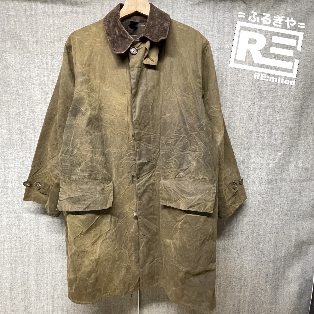 お買い得モデル 英国製 オイルドジャケット Classic3/4coat バブアー