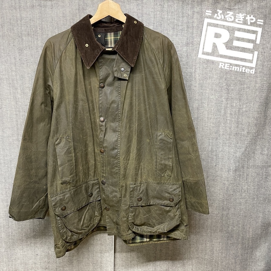 在庫有】 Barbour 3ワラント ワックスコットン ブラウン 46 メンズ