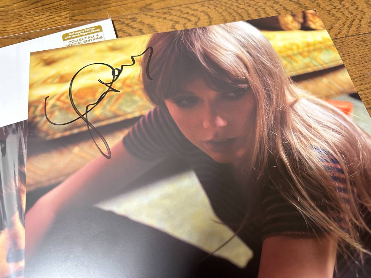 ◇(直筆 サイン )レコード LP マホガニー テイラー・スウィフト