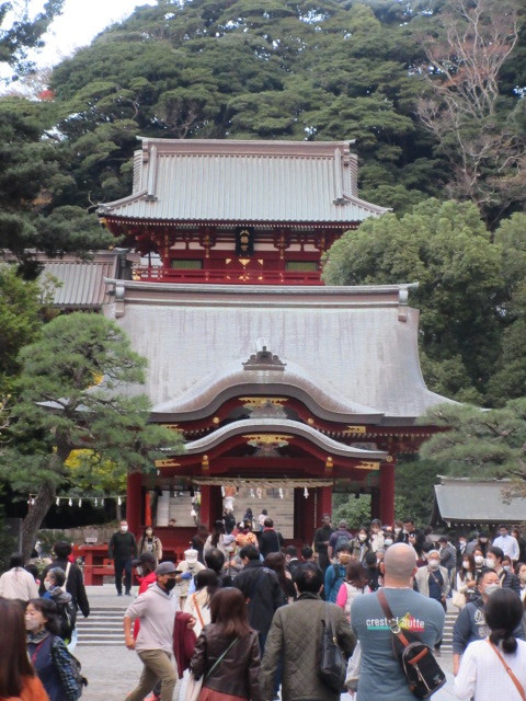 鶴岡八幡宮 鳩みくじ『鎌倉殿の13人』大人気鎌倉寺社参拝 老若男女外国人若宮大路・小町通大混雑 活気溢る街復活今後も続きますように_画像1