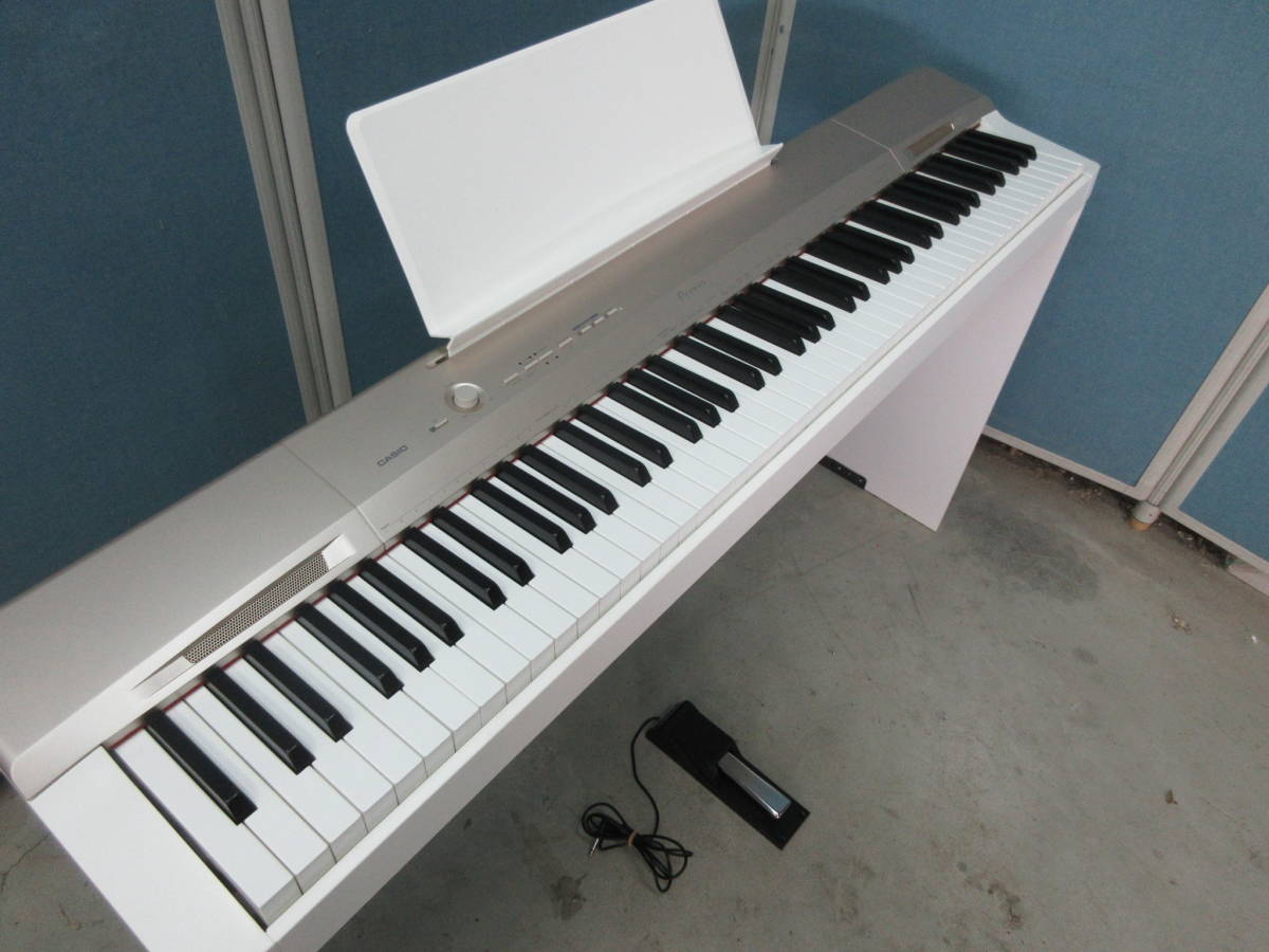 カシオ 88鍵盤 電子ピアノ プリビア PX-160GD シャンパンゴールド - 器材
