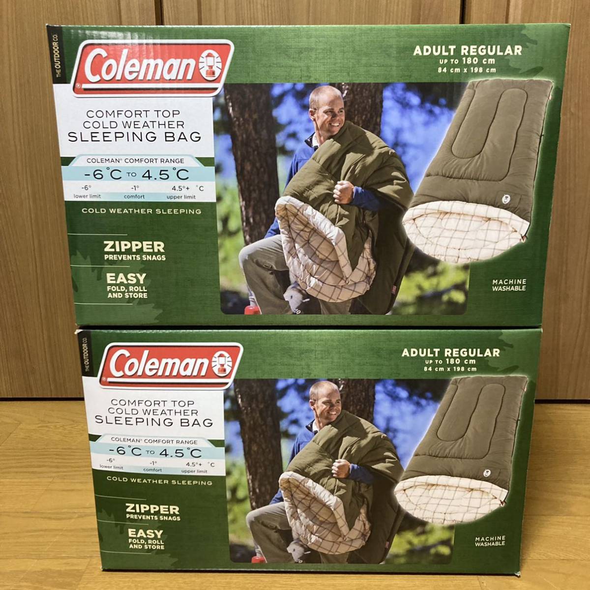 新品未使用 コールマン コンフォートトップコールドウェザー寝袋