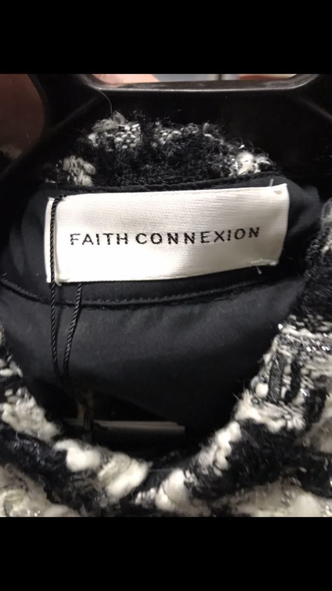 M 新品 12.5万 FAITH CONNEXION フェイスコネクション TWEED OVERSHIRT