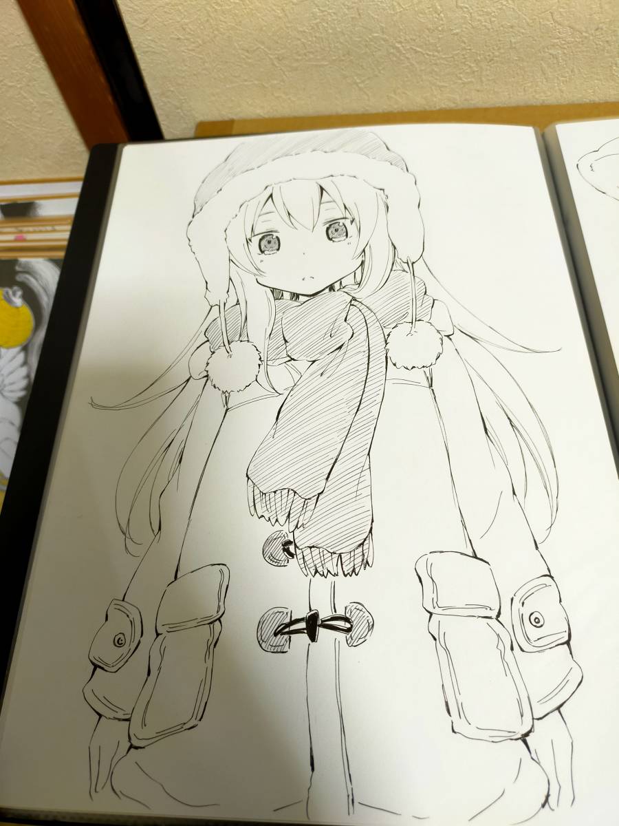  original hand-drawn illustrations A4 size autograph one point thing ⑤