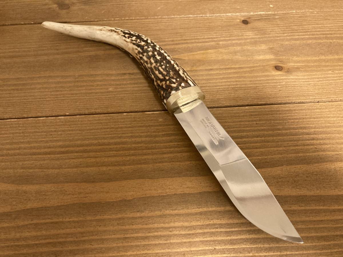 特価商品 モーラナイフ ブレード NO2000 ステンレススチール 蝦夷鹿の角グリップ カスタム #50 その他 特価商品 モーラナイフ ブレード NO2000 ステンレススチール 蝦夷鹿の角グリップ カスタム #50 その他