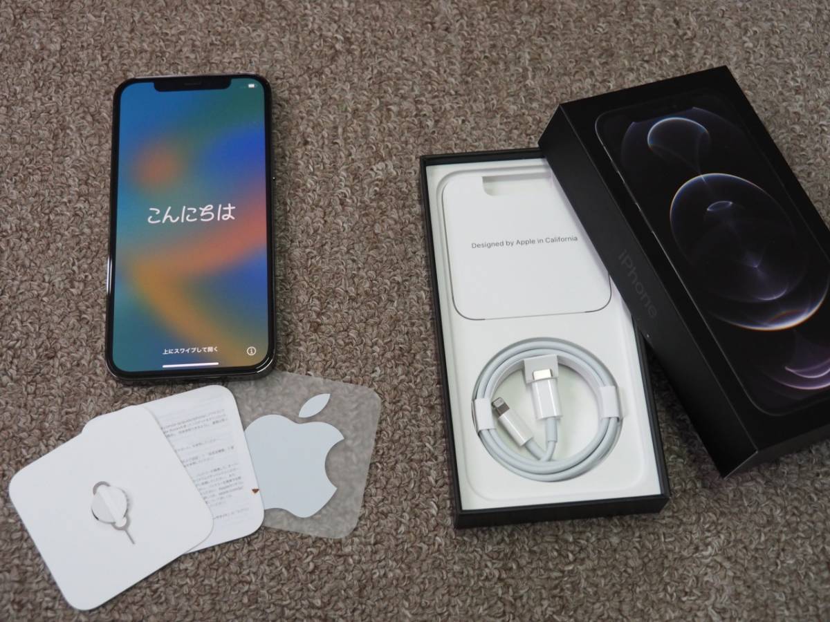Apple iPhone12 Pro 256GB グラファイト SIMロック解除済み MGM83J/A