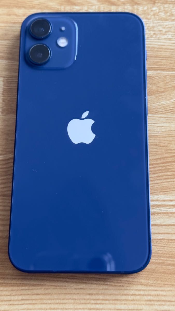 iPhone 12 mini ブルー SIMフリー 中古品　比較的美品 + アクセサリーはプレゼント