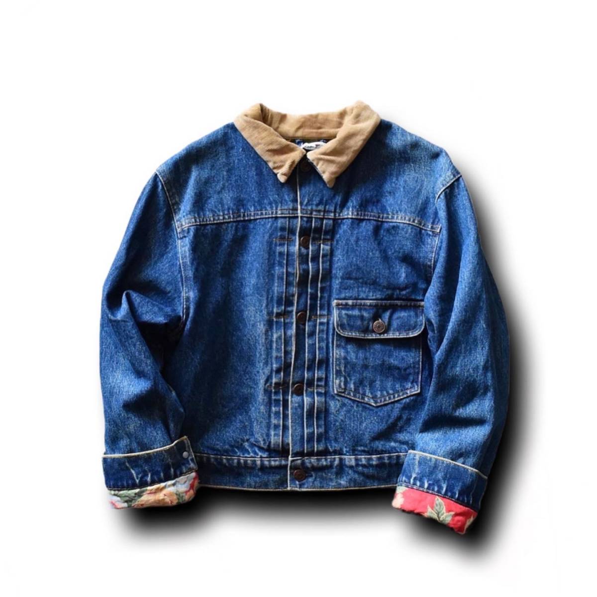 90s Ralph Lauren 1st TYPE デニムジャケット バックシンチ付き 表記8