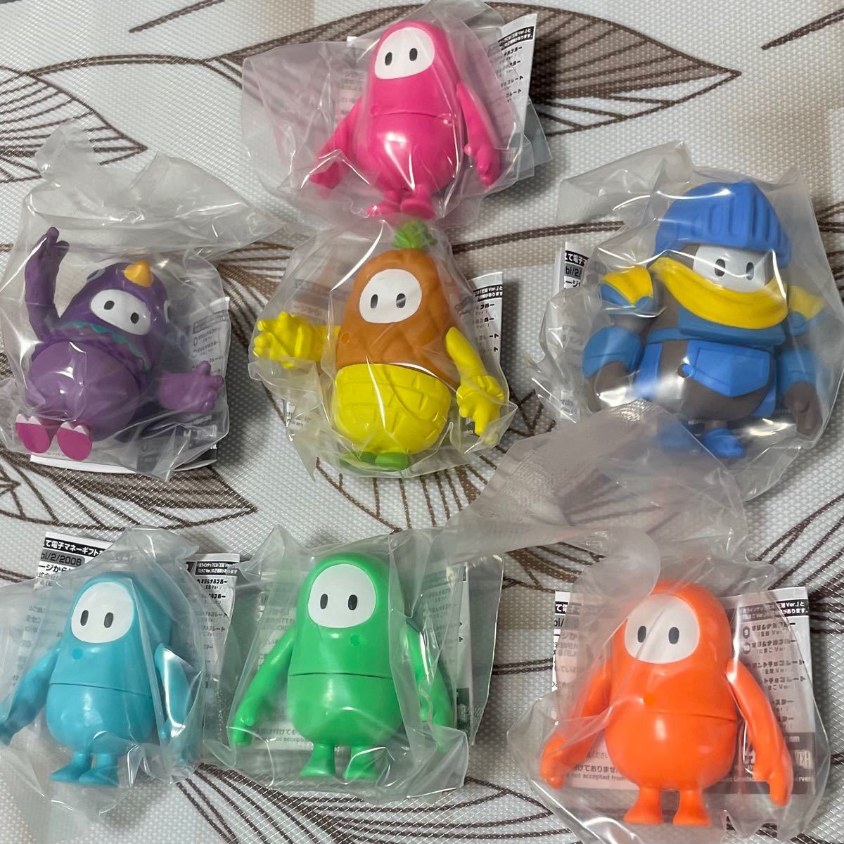 FALLGUYS フォールガイズ フィギュアコレクション ガシャポン バンダイ 7種セット FALLGUYS フォールガイズ フィギュアコレクション ガシャポン バンダイ 7種セット