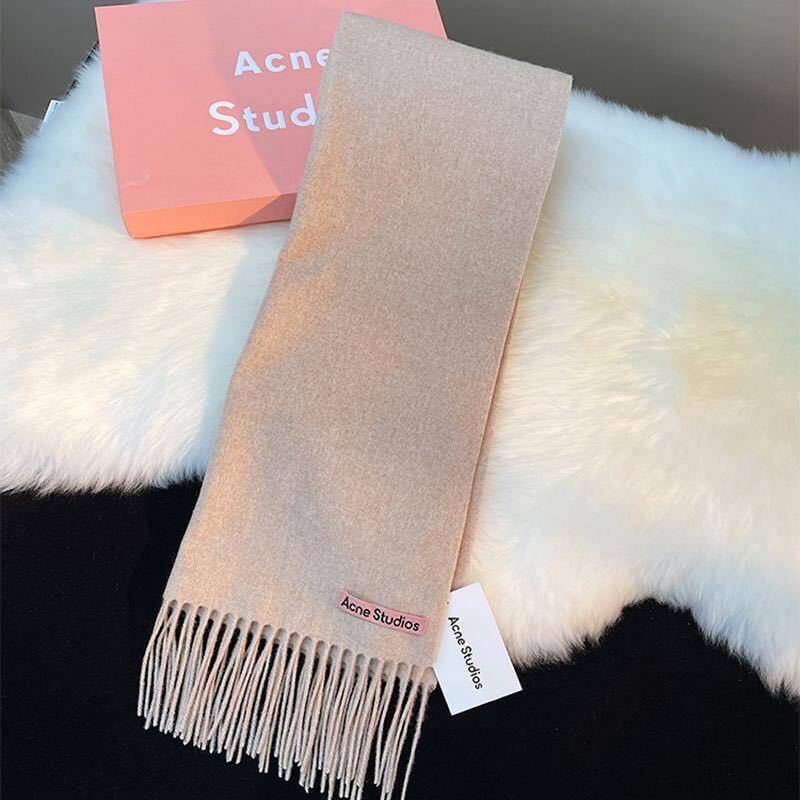 Acne Studio ベージュ ウールマフラー ストール-