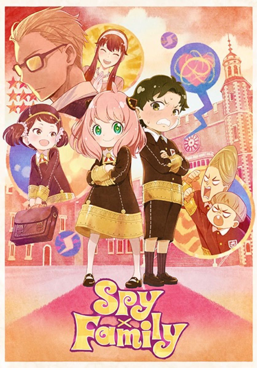 SPY×FAMILY スパイファミリー DVD 3巻 特典 描き下ろし ポスター ライナーノーツ ダミアン アーニャ ロイド ヨル