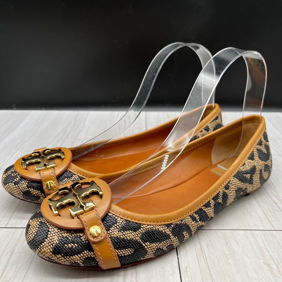 カタログギフトも! TORY BURCH 6.5M バレエシューズ フラット 23.5