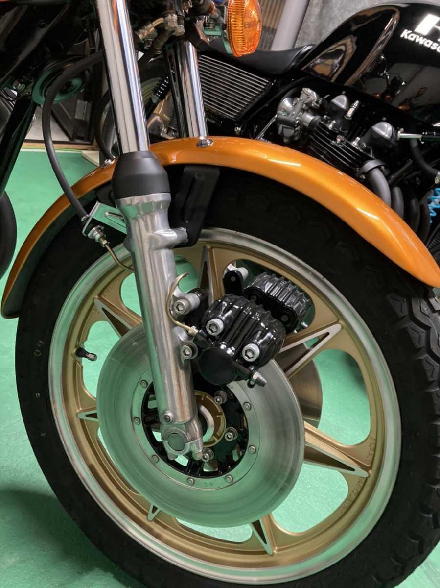 カスタム41Φフォークキット マッハ H1 H2 KH250 KH400 印象のデザイン