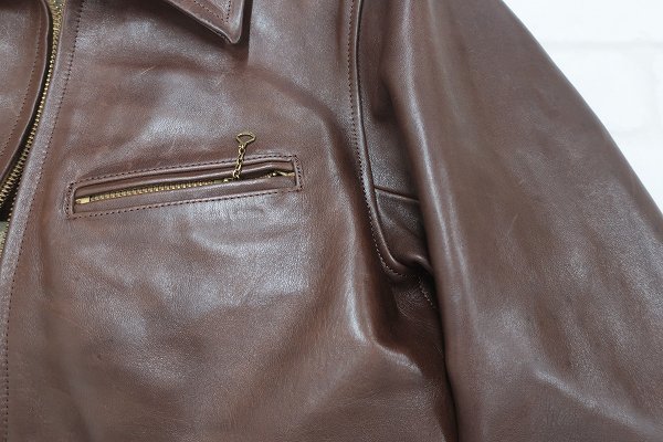 3J0643/ANACHRONORM ホースハイド レザーライダース アナクロノーム
