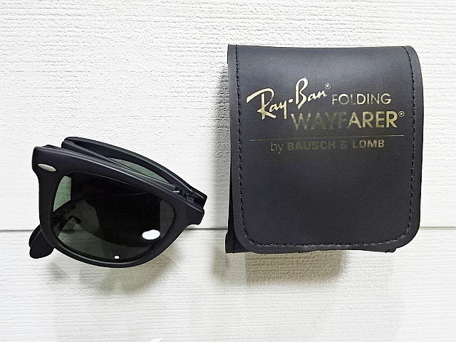 ラウンド 希少 サングラス ビンテージ ボシュロム FOLDING USA RAYBAN