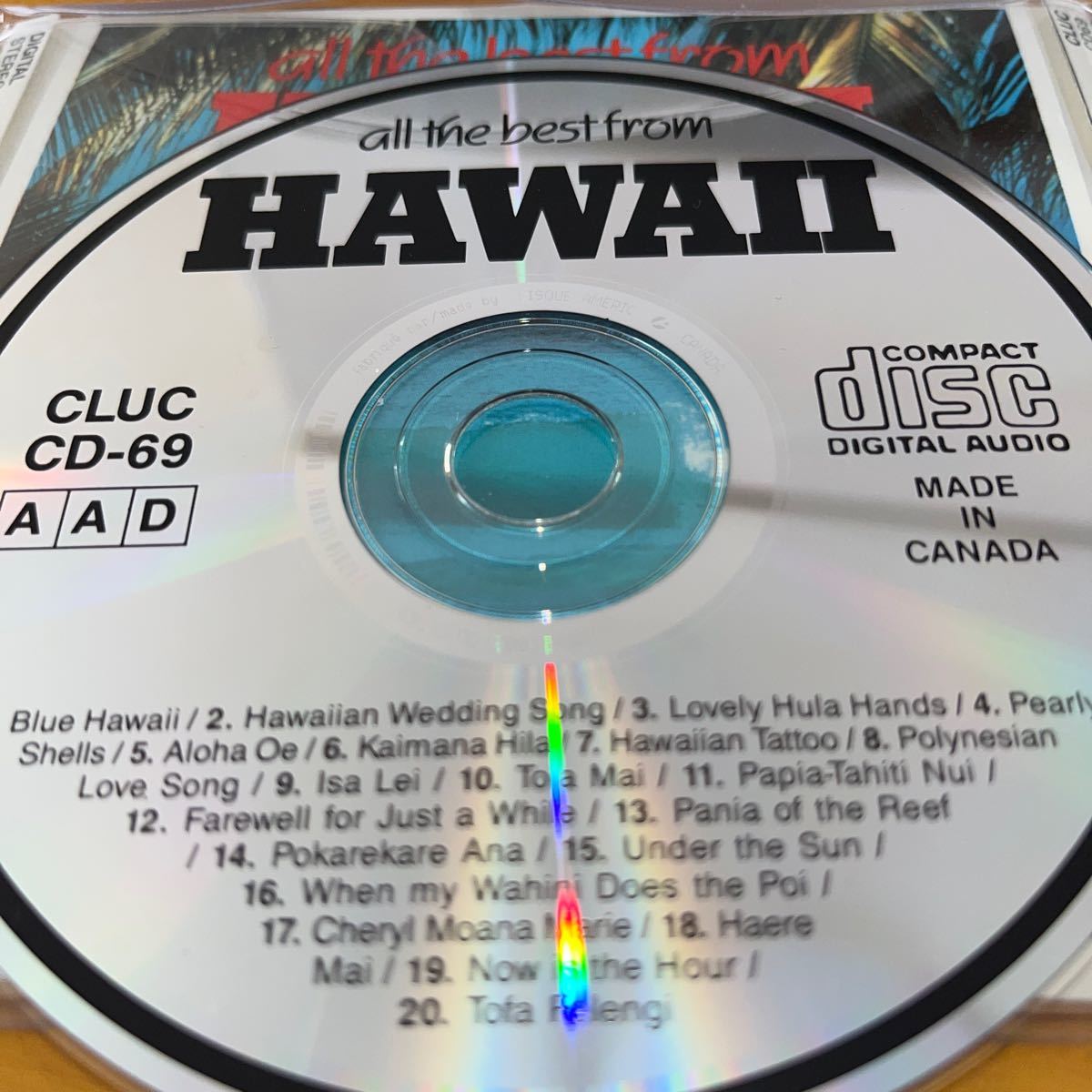 All the best from Hawaii HAWAII CD