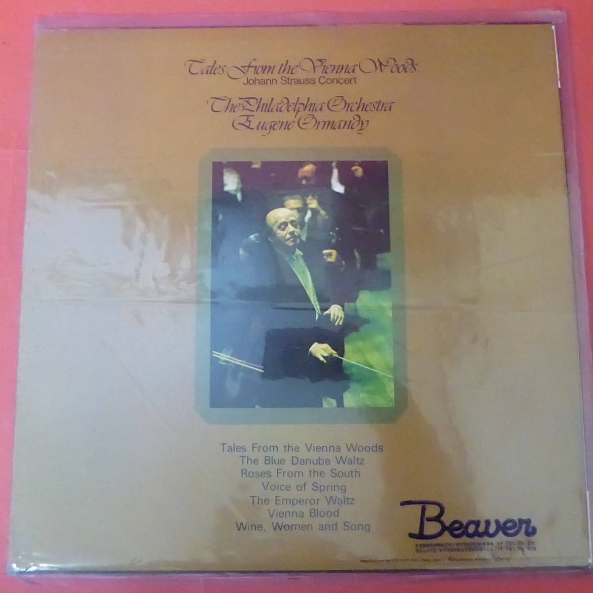 Q19-221111☆Tales From the Vienna Woods Johann Strauss Concert LP_画像2