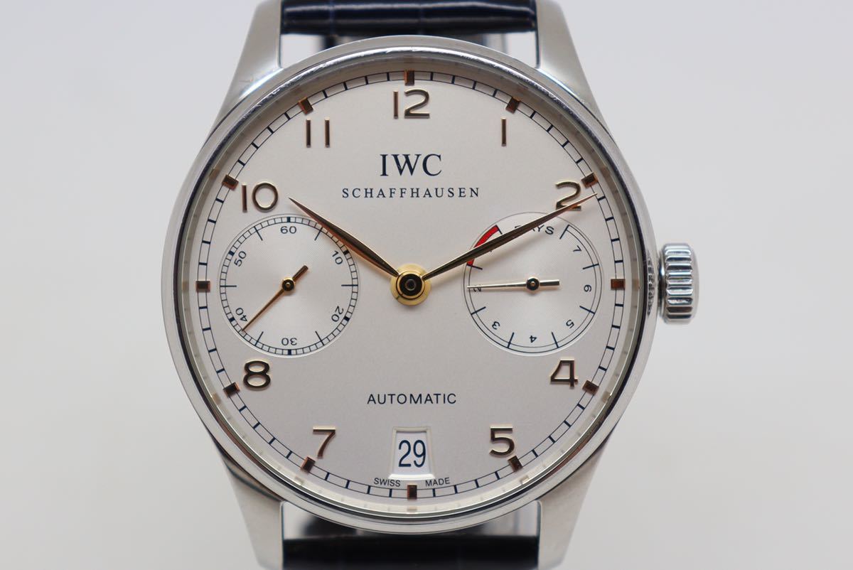 インターナショナルウォッチカンパニー/IWC/ポルトギーゼ/7days/IW500114/メンズ/自動巻き/AT/裏スケ/パワーリザーブ_画像1