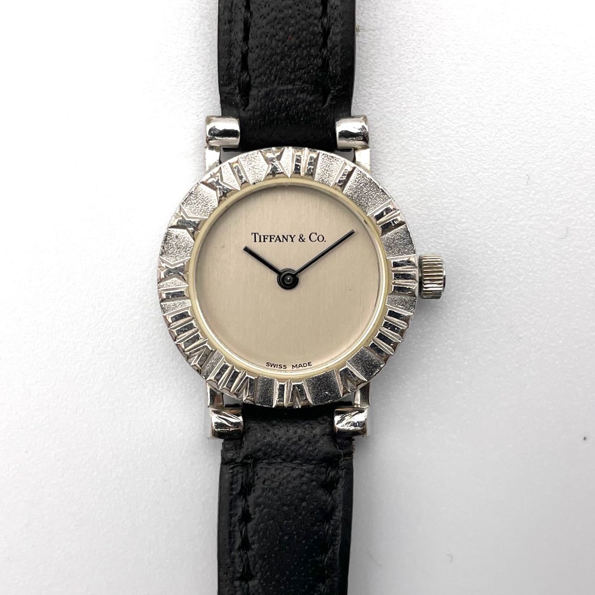 美品・稼働品】ティファニー TIFFANY&CO アトラス SV925 銀無垢-