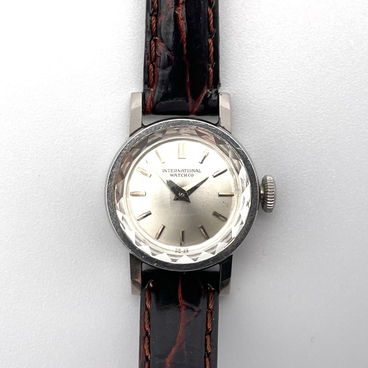 美品・稼働品】アイダブリューシー IWC プラチナ アンティーク 手巻き