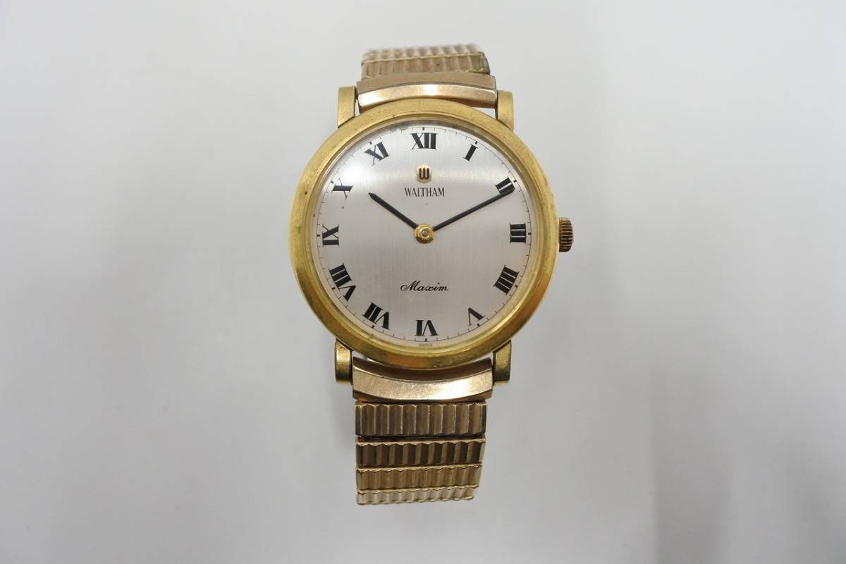 最高の 手巻き Waltham Maxim 稼働品 - WALTHAM 腕時計(アナログ ...