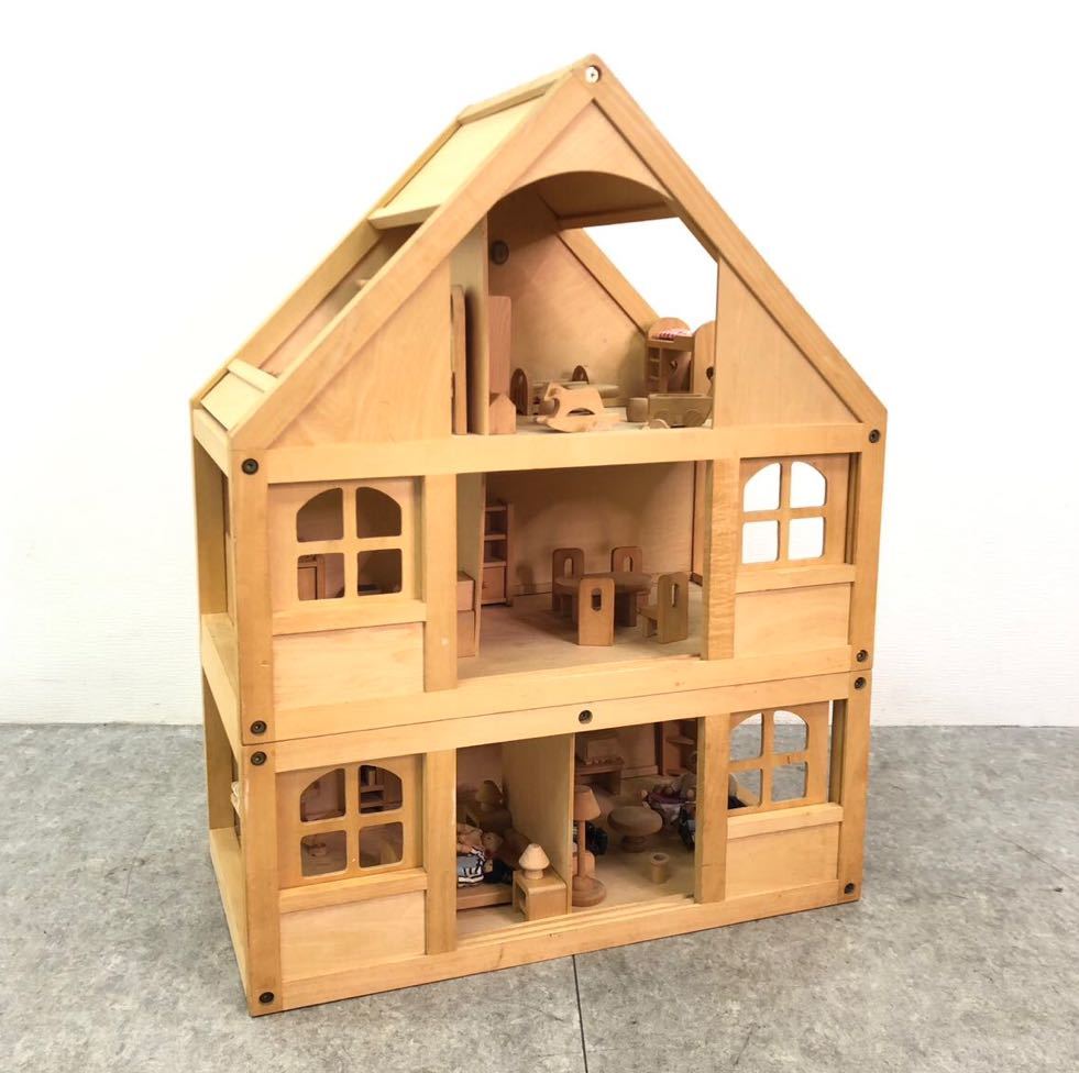 ボーネルンド ドールハウス 木の家 家具 人形 セット 木製玩具 木のお家-