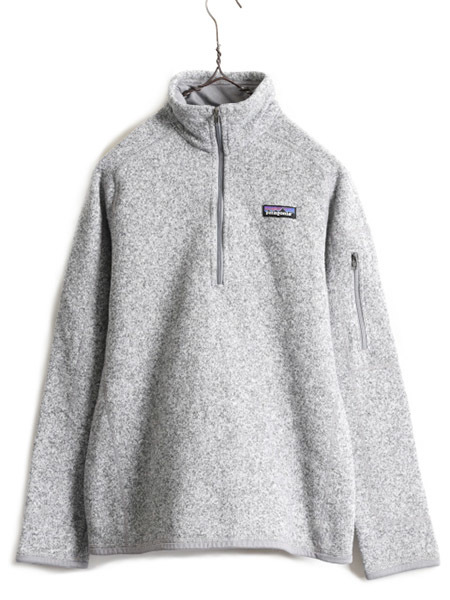 16年製 ■ パタゴニア ベター セーター 1/4 ジップネック ( レディース M ) 古着 フリース ジャケット Patagonia プルオーバー ブルゾン 灰
