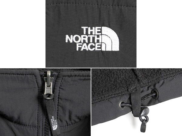 希少サイズ S 人気 黒 ■ ノースフェイス デナリ ジャケット ( レディース ) 古着 The North Face DENALI フルジップ フリース アウトドア_画像4