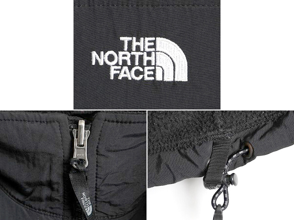 希少サイズ S 人気 黒 ■ ノースフェイス デナリ ジャケット ( レディース ) 古着 The North Face DENALI フルジップ アウトドア フリース_画像4