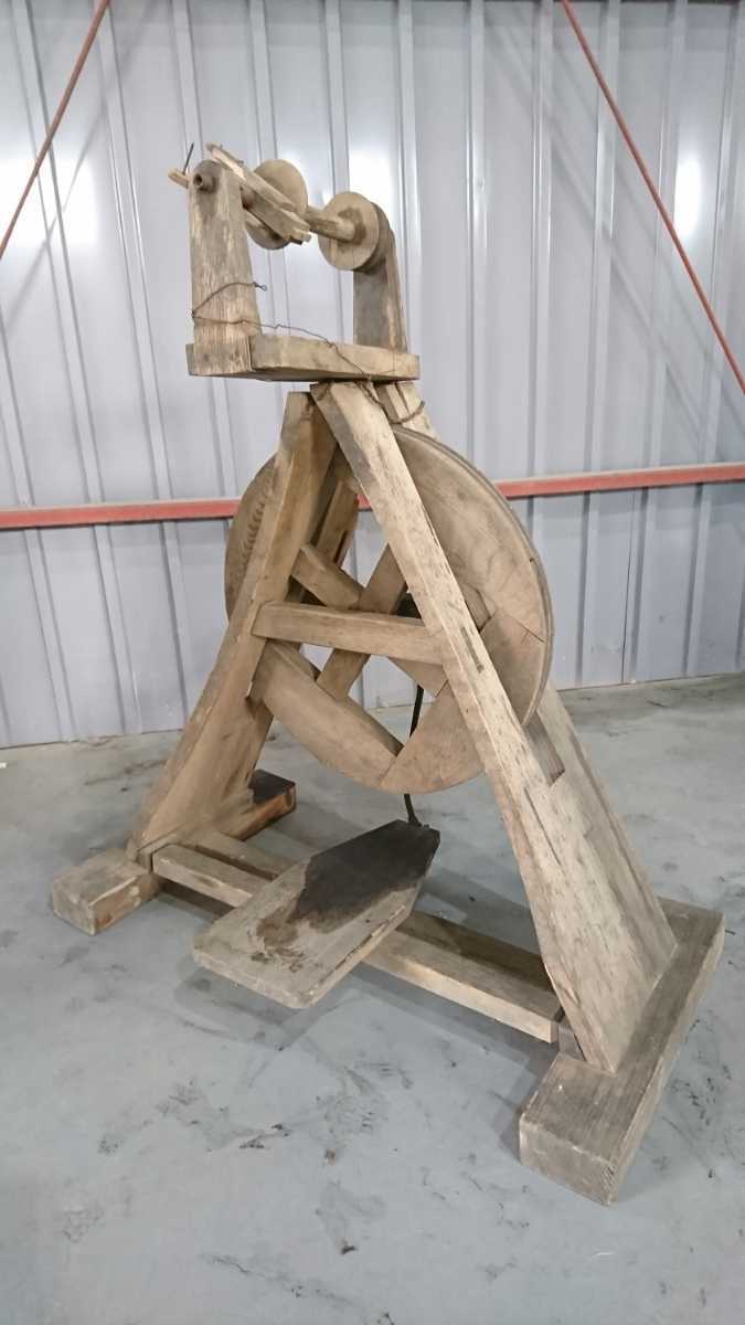 No.6 足踏み糸巻き機 木製 アンティーク 昭和レトロ - JChere雅虎拍卖代购