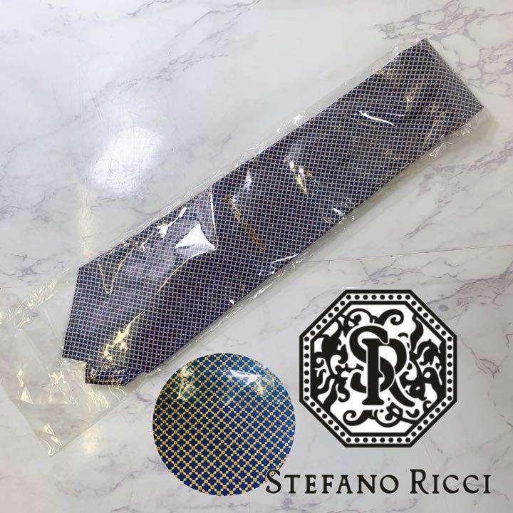 新品未開封　定価3.3万　ステファノリッチ　最高峰　ネクタイ　シルク　イタリア製