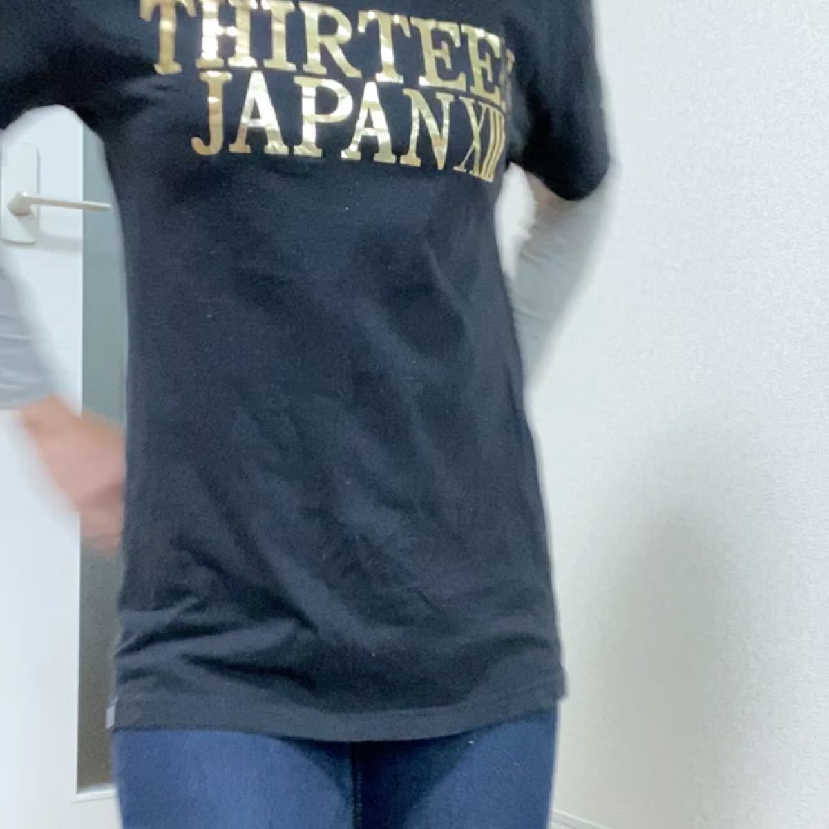 最終価格 THIRTEEN JAPAN XIII 黒×金Tシャツ